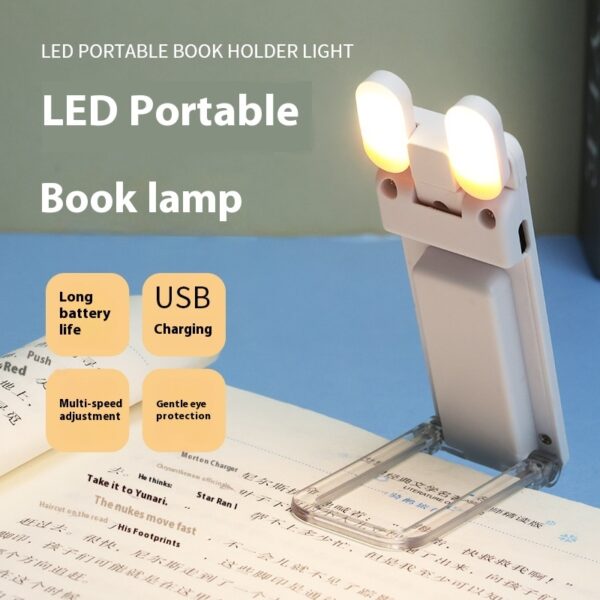 Biswitch Reading Book Clip Lamp Usb Charging Small Night Lamp - Image 6