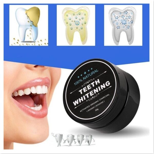 charcoal teeth whitening powder activated oral hygiene - Image 4