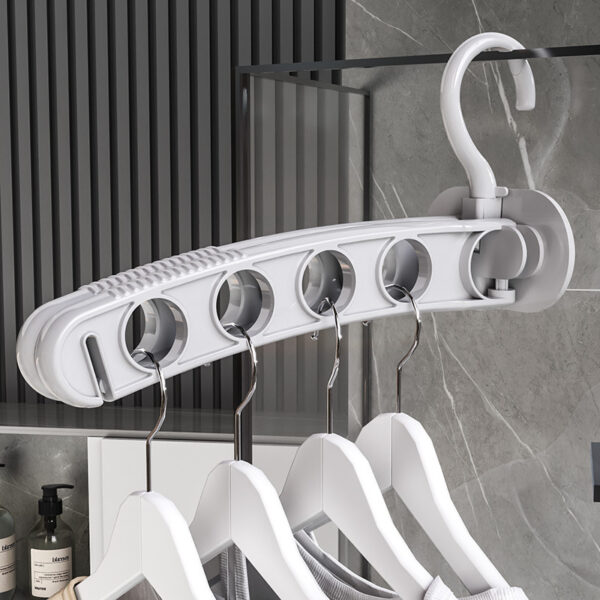 Multifunctional Folding Travel Hanger Storage Rack - Image 5