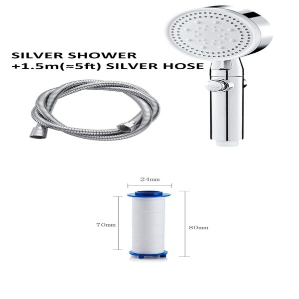 Shower Bath Shower Head Pressurized Large Water Output - Image 10