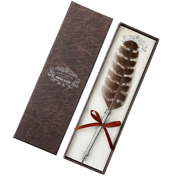 European Retro Feather Pen Gift Box - Image 7