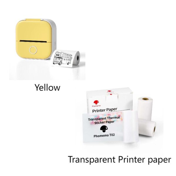 Portable Mini Thermal Label Printer Home Photo Printer Student Wrong Question Printer Bluetooth Mini Label Printer Price Tag - Image 9