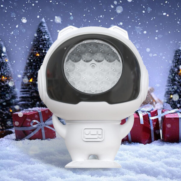 Astronaut Snowflake Projection Lamp Halloween Christmas Stage Lights - Image 2