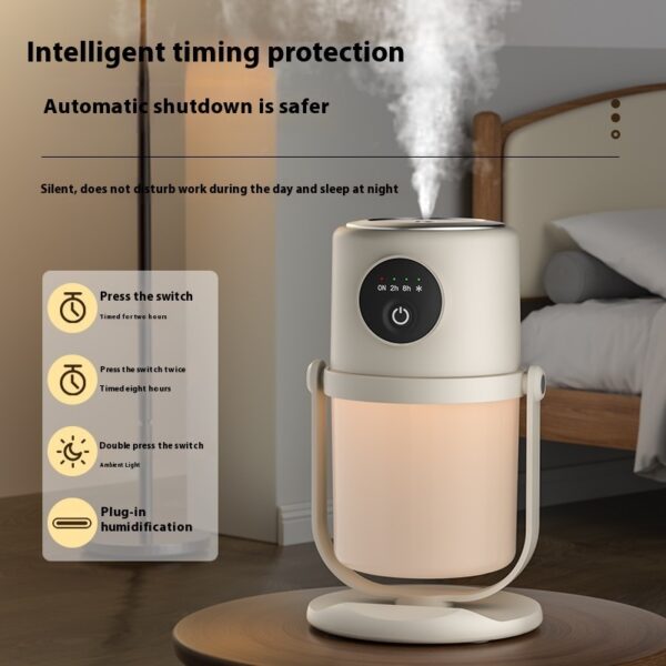 Smart Home Large Capacity Atomizer USB Mute Night Light Humidifier - Image 6