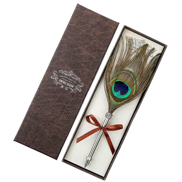 European Retro Feather Pen Gift Box - Image 4