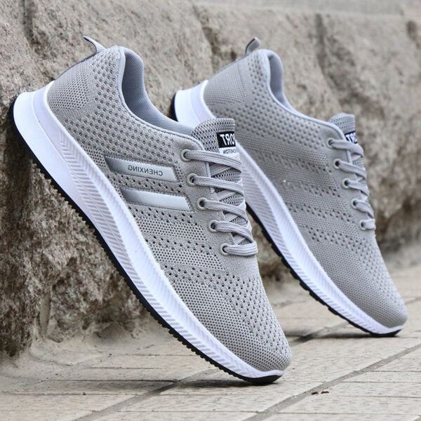 Breathable Mesh Shoes Casual Sports Shoes Deodorant Tide Shoes Non-Slip Running Shoes Work Shoes Men - Image 6