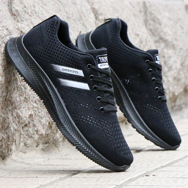 Breathable Mesh Shoes Casual Sports Shoes Deodorant Tide Shoes Non-Slip Running Shoes Work Shoes Men - Image 2