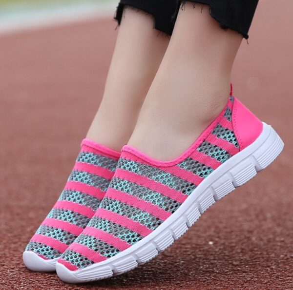 Summer women shoes women Breathable Mesh sneakers shoes ballet flats ladies slip on flats loafers shoes - Image 9