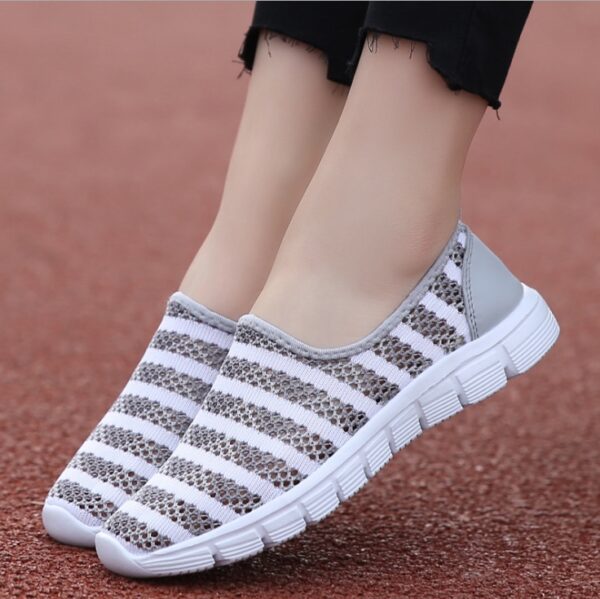 Summer women shoes women Breathable Mesh sneakers shoes ballet flats ladies slip on flats loafers shoes - Image 5