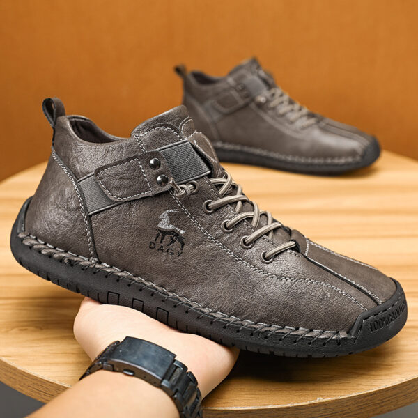 Fashion Men Sneakers Velcro Flats Shoes High Quality - Image 7