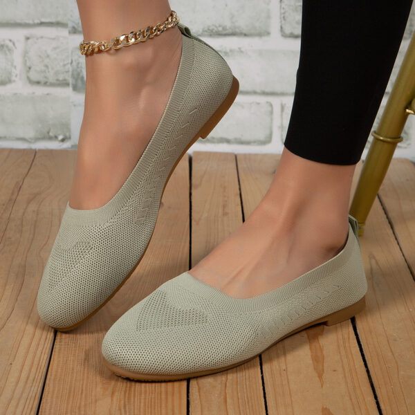 Women's Loafers Casual Slip On Mesh Shoes Flats - Image 5