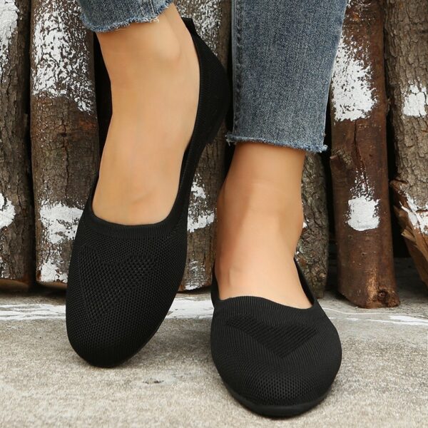 Women's Loafers Casual Slip On Mesh Shoes Flats - Image 3