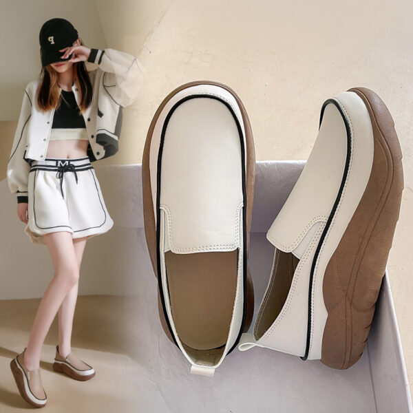 Women's Loafers Comfortable Slip-on Flats Shoes - Image 4